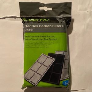 Premier Pet Litter Box Carbon Replacement Filters 3 Pack